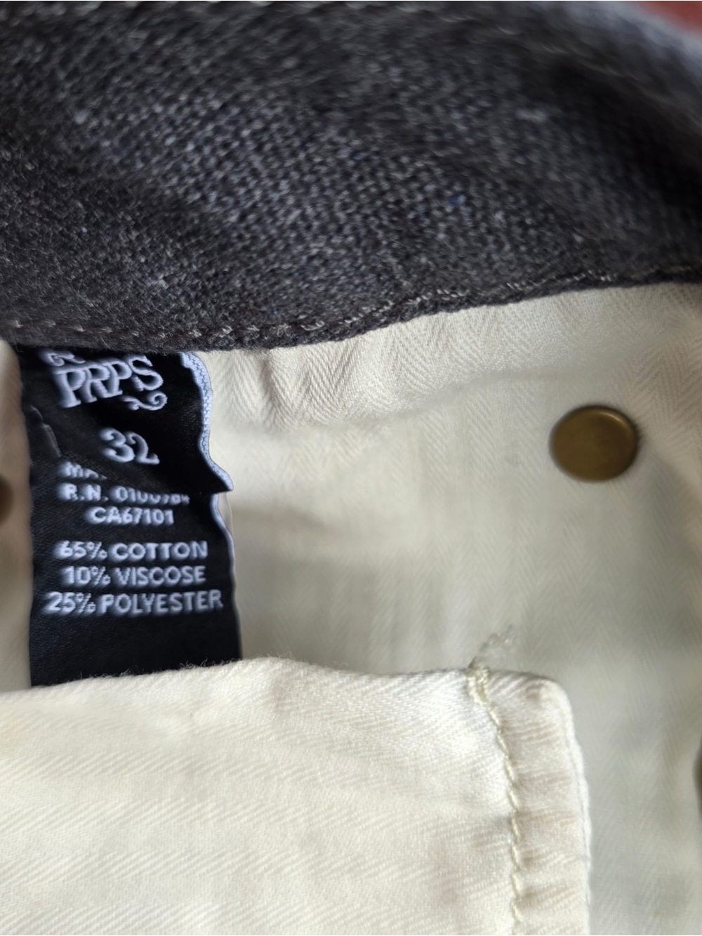 PRPS Demon Straight Fit Jeans Made in UAE Distressed Men’s Size 32 Retail - Picture 9 of 15